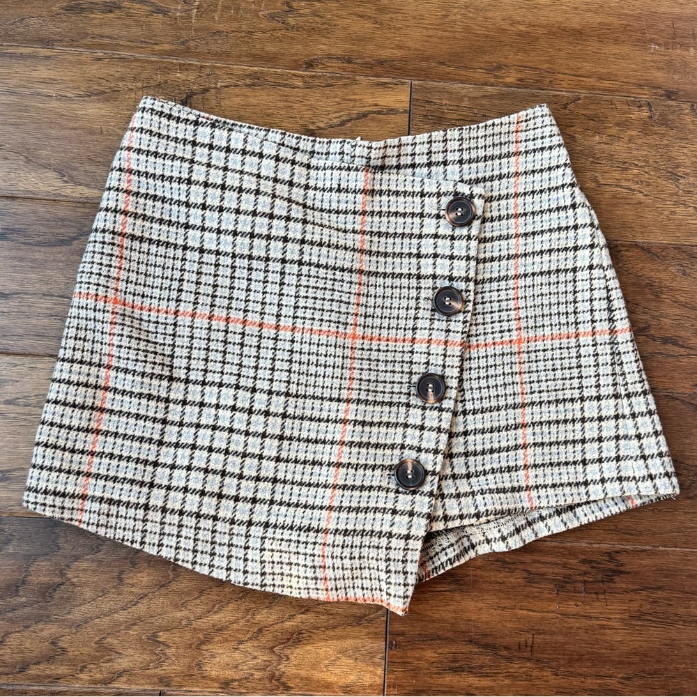 Lush Women’s Plaid Skort Size S